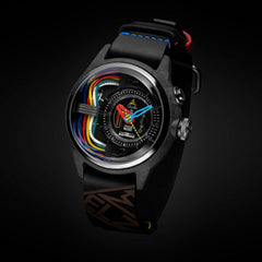 The Electricianz The Carbon Z Night Light Quartz Men's Watch - ZZ-A1A/05