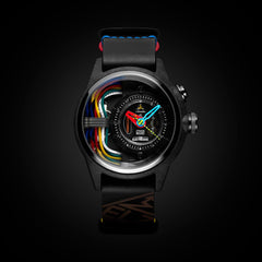 The Electricianz The Carbon Z Night Light Quartz Men's Watch - ZZ-A1A/05