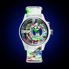 The Electricianz The Neon Z Limited Edition Night Light Quartz Men's Watch - ZZ-A1A/07-NLW