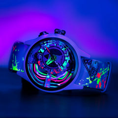 The Electricianz The Neon Z Limited Edition Night Light Quartz Men's Watch - ZZ-A1A/07-NLW