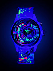 The Electricianz The Neon Z Limited Edition Night Light Quartz Men's Watch - ZZ-A1A/07-NLW