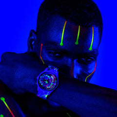The Electricianz The Neon Z Limited Edition Night Light Quartz Men's Watch - ZZ-A1A/07-NLW