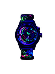 The Electricianz The Neon Z Limited Edition Night Light Quartz Men's Watch - ZZ-A1A/08-NLD