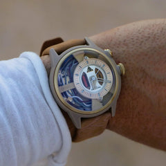 The Electricianz NOMAD Z Night Light Quartz Men's Watch - ZZ-A1C/10-CLK