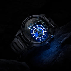 The Electricianz The Stone Z  Night Light Quartz Men's Watch - ZZ-A3C/02-MB