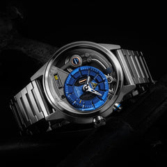 The Electricianz The Stone Z  Night Light Quartz Men's Watch - ZZ-A3C/02-MB