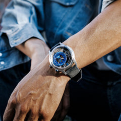 The Electricianz The Stone Z Night Light Quartz Men's Watch - ZZ-A3C/02