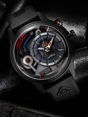 The Electricianz Dark Z Night Light Quartz Men's Watch - ZZ-A3C/05