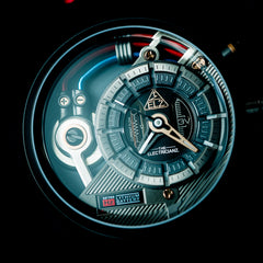 The Electricianz Dark Z Night Light Quartz Men's Watch - ZZ-A3C/05-CLD