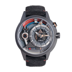 The Electricianz Dark Z Night Light Quartz Men's Watch - ZZ-A3C/05-CLD