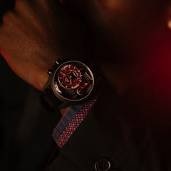 The Electricianz Dark Z Night Light Quartz Men's Watch - ZZ-A3C/05-CLD