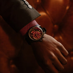 The Electricianz Dark Z Night Light Quartz Men's Watch - ZZ-A3C/05-CLD