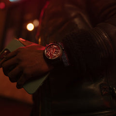 The Electricianz Dark Z Night Light Quartz Men's Watch - ZZ-A3C/05-CLD