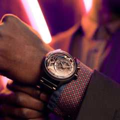 The Electricianz Dark Z Night Light Quartz Men's Watch - ZZ-A3C/05-MSD