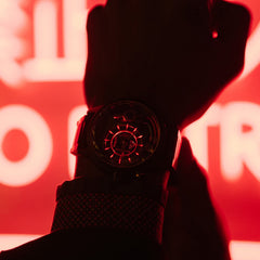 The Electricianz Dark Z Night Light Quartz Men's Watch - ZZ-A3C/05-MSD