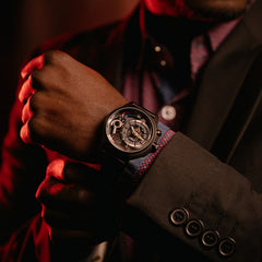 The Electricianz Dark Z Night Light Quartz Men's Watch - ZZ-A3C/05-MSD