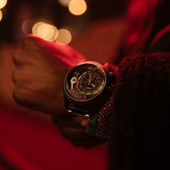 The Electricianz Dark Z Night Light Quartz Men's Watch - ZZ-A3C/05-MSD