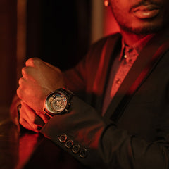 The Electricianz Dark Z Night Light Quartz Men's Watch - ZZ-A3C/05-MSD