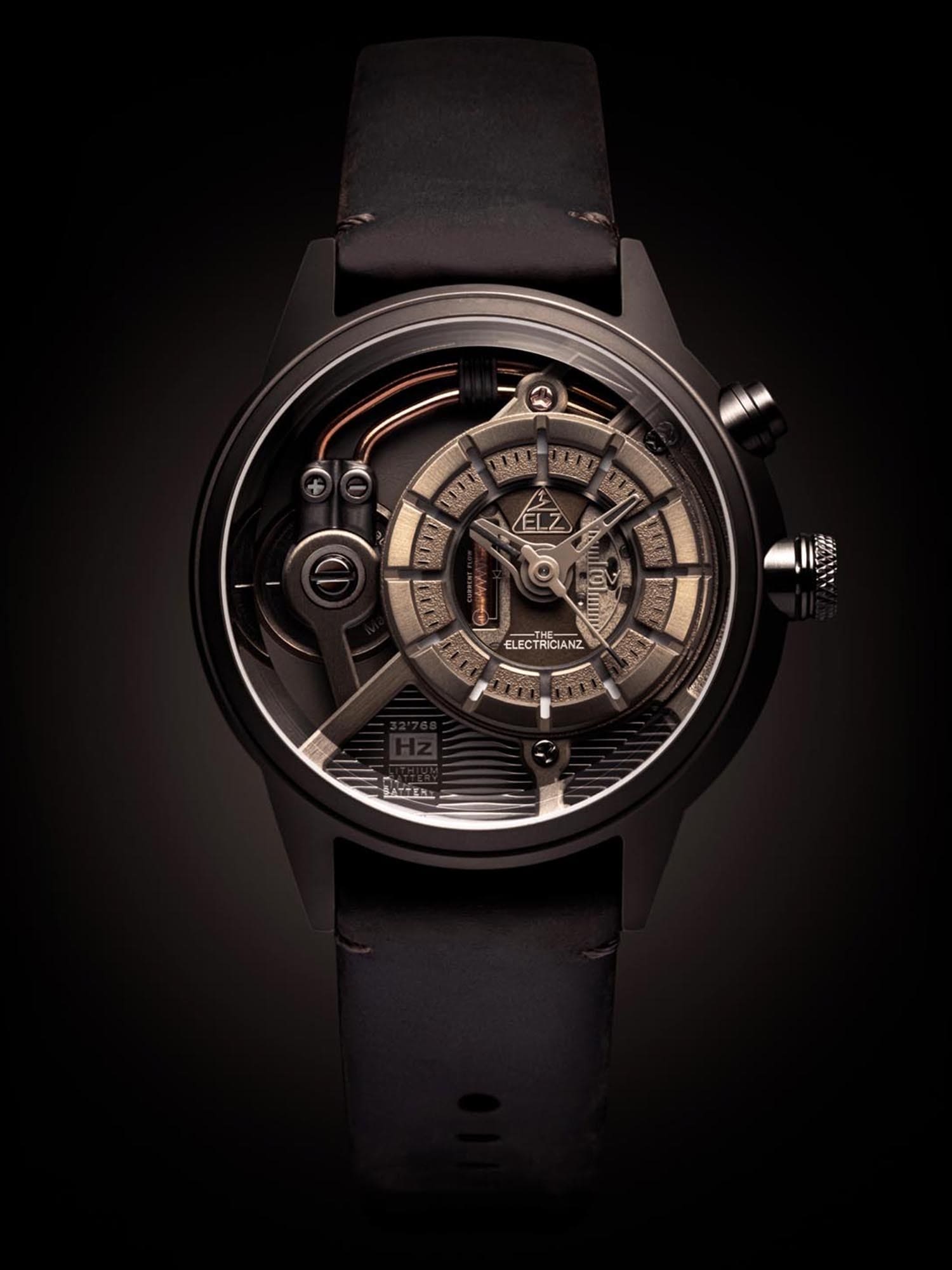 The Electricianz The Brown Z Night Light Quartz Men's Watch - ZZ-A4C/02