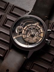 The Electricianz The Brown Z Night Light Quartz Men's Watch - ZZ-A4C/02