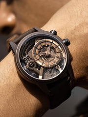 The Electricianz The Brown Z Night Light Quartz Men's Watch - ZZ-A4C/02