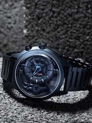 The Electricianz The Blue Z Night Light Quartz Men's Watch - ZZ-A4C/03