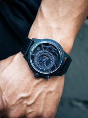 The Electricianz The Blue Z Night Light Quartz Men's Watch - ZZ-A4C/03