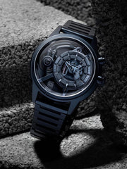 The Electricianz The Blue Z Night Light Quartz Men's Watch - ZZ-A4C/03