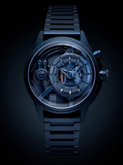 The Electricianz The Blue Z Night Light Quartz Men's Watch - ZZ-A4C/03