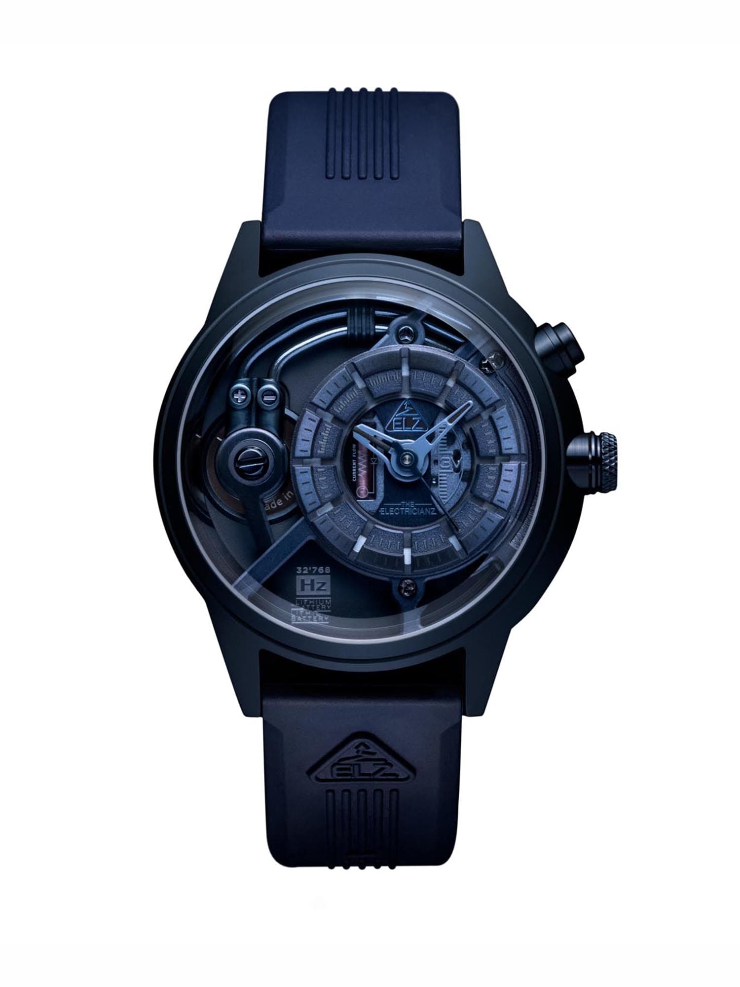 The Electricianz The Blue Z Night Light Quartz Men's Watch - ZZ-A4C/04