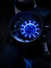 The Electricianz The Blue Z Night Light Quartz Men's Watch - ZZ-A4C/04