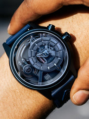 The Electricianz The Blue Z Night Light Quartz Men's Watch - ZZ-A4C/04
