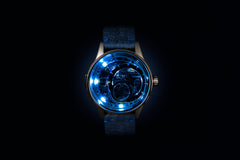 The Electricianz The Hybrid E-Blue Night Light Automatic Men's Watch - ZZ-B1C/03-CNB