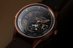The Electricianz The Hybrid E-Bronze Night Light Automatic Men's Watch - ZZ-B1C/05-CLC