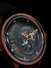 The Electricianz The Hybrid E-Bronze Night Light Automatic Men's Watch - ZZ-B1C/05-CLC