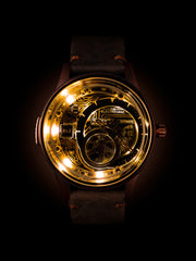 The Electricianz The Hybrid E-Bronze Night Light Automatic Men's Watch - ZZ-B1C/05-CLC