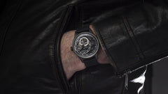 The Electricianz The Hybrid E-Gun Night Light Automatic Men's Watch - ZZ-B1C/07-CLB