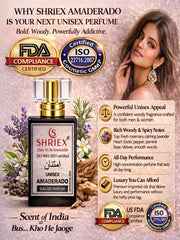 Shriex Amaderado Unisex Luxury Long-Lasting Inspired By DĬOŘ SǞǓVǞǦE