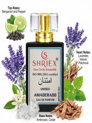 Shriex Amaderado Unisex Luxury Long-Lasting Inspired By DĬOŘ SǞǓVǞǦE
