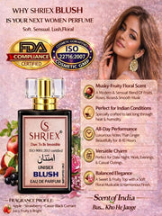 Shriex Blush Unisex Luxury Long-Lasting Perfume Inspired By PǞĆǑ ŘǞBǞŃŃE 1 MĬĹĹIǑŃ