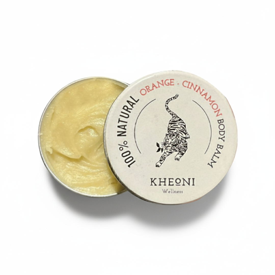 KHEONI  100% Natural Orange & Cinnamon Underarm Deodorant Balm - 30 gm