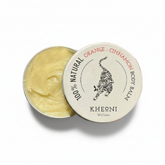 KHEONI  100% Natural Orange & Cinnamon Underarm Deodorant Balm - 30 gm