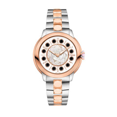 FENDI TIMEPIECES Ishine Analog MOP Round Dial Women's Watch- F121224500T01