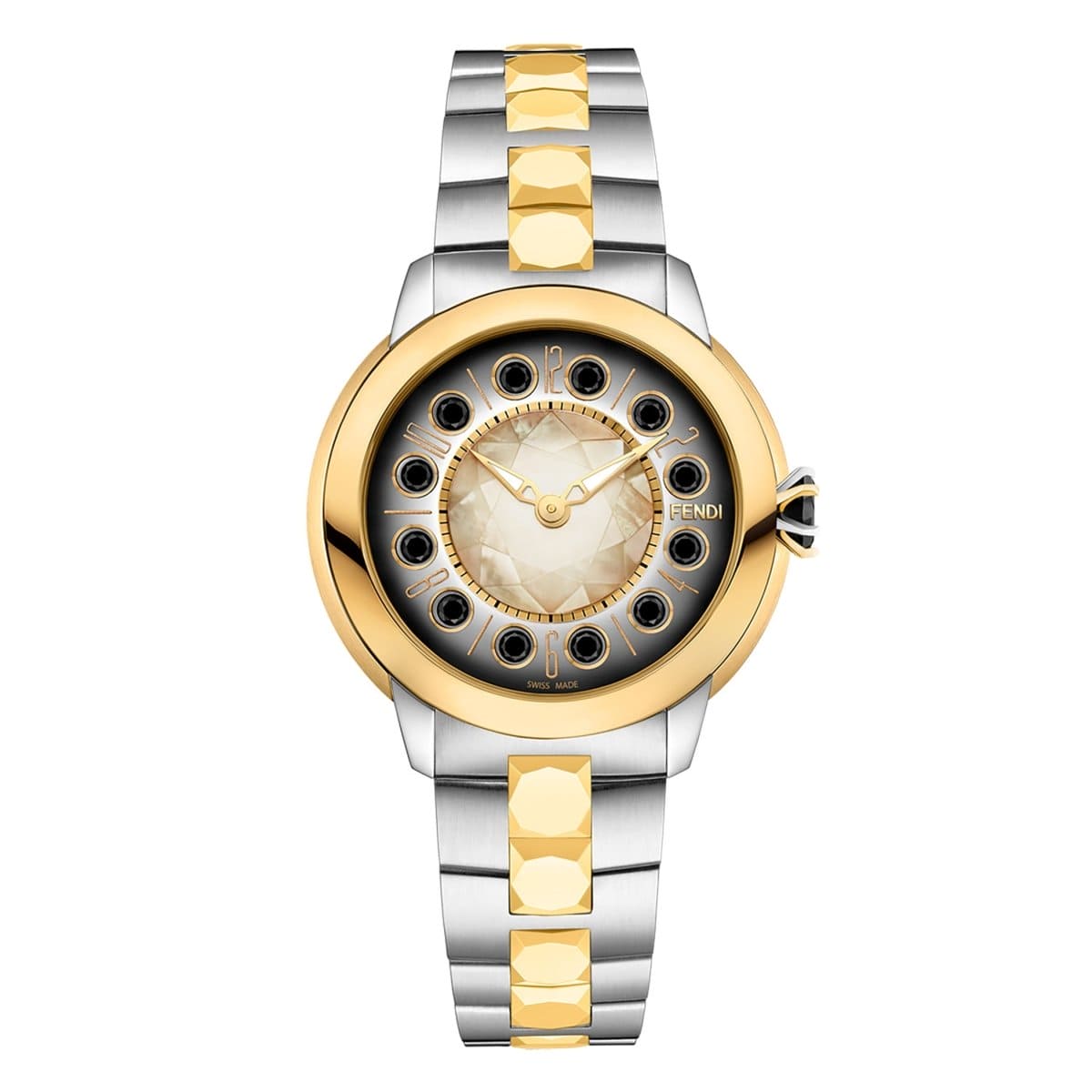 FENDI TIMEPIECES Ishine Analog MOP Round Dial Women's Watch- F124131500T01