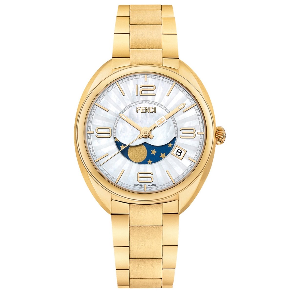 FENDI TIMEPIECES Momento Analog MOP Round Dial Women's Watch- F232434500