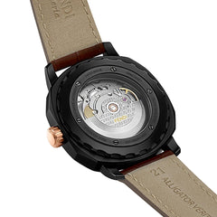 FENDI TIMEPIECES Selleria Automatic Black Round Dial Men's Watch with Additional Strap- F820211011