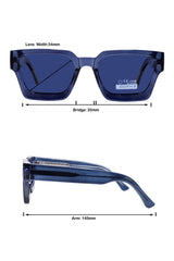 Jodykoes Legacy Square Sunglasses – UV400 Polarized - JK-SG-66510-BLUE