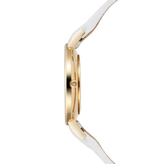 Obaku Lun Cotton Analog Silver Round Dial Women's Watch - V158LEGIRW