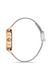 Ferro Verdicchio Analog Silver Round Dial Women's Watch - FL21234C-E