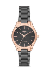 Ferro Analog Gun Round Dial Women's Watch - F21121A-1153-Q